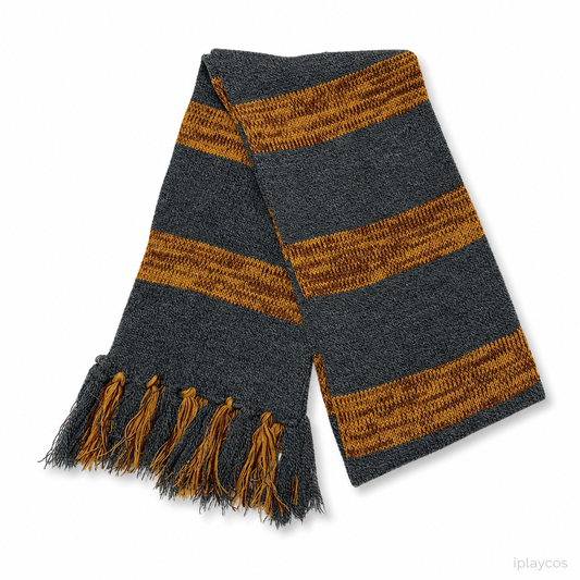 brown grey scarf